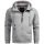 Alessandro Salvarini Herren Sweatjacke O292 Hellgrau Größe XXXL - Gr. 3XL
