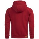 Alessandro Salvarini Herren Sweatjacke O292 Bordeaux Größe L - Gr. L