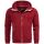 Alessandro Salvarini Herren Sweatjacke O292 Bordeaux Größe L - Gr. L
