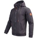 Alessandro Salvarini Herren Sweatjacke O292 Anthrazit Größe S - Gr. S