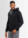 Alessandro Salvarini Herren Hoodie O291 - Schwarz