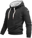 Alessandro Salvarini Herren Hoodie O291 - Schwarz-Gr.S