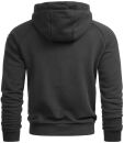 Alessandro Salvarini Herren Hoodie O291 - Schwarz-Gr.S