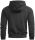 Alessandro Salvarini Herren Hoodie O291 - Schwarz-Gr.S