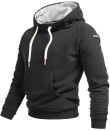 Alessandro Salvarini Herren Hoodie O291 - Schwarz-Gr.L
