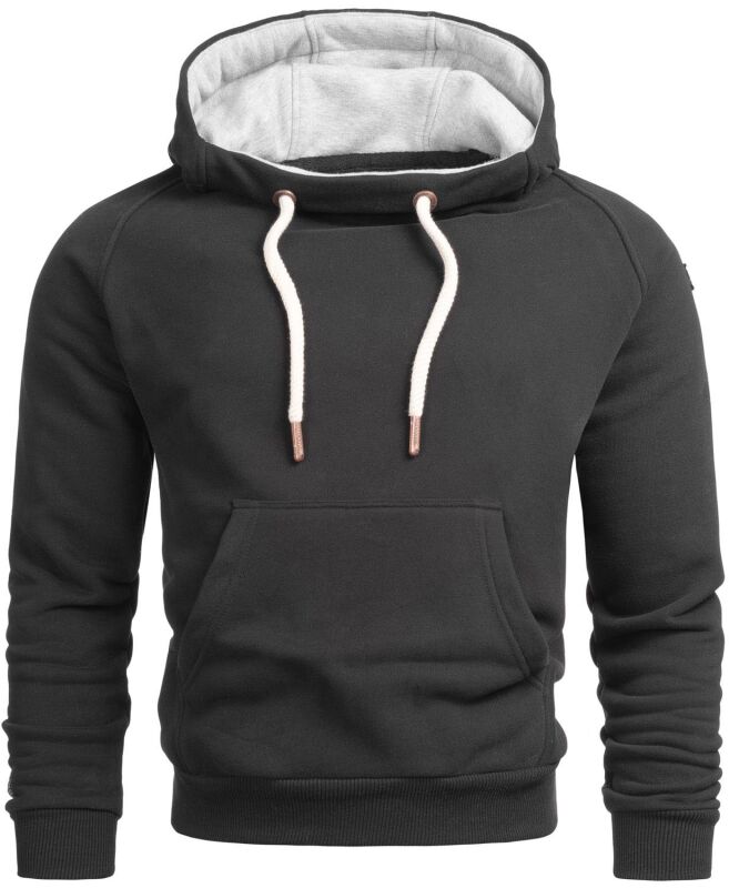 Alessandro Salvarini Herren Hoodie O291 - Schwarz-Gr.XXL
