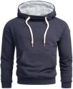 Alessandro Salvarini Herren Hoodie O291 - Navy