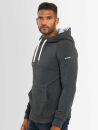 Alessandro Salvarini Herren Hoodie O291 - Dunkelgrau