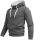 Alessandro Salvarini Herren Hoodie O291 - Dunkelgrau-Gr.XXL