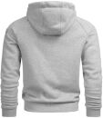 Alessandro Salvarini Herren Hoodie O291 - Hellgrau-Gr.M