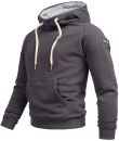 Alessandro Salvarini Herren Hoodie O291 - Anthrazit-Gr.L