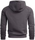 Alessandro Salvarini Herren Hoodie O291 - Anthrazit-Gr.L