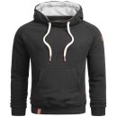 Alessandro Salvarini Herren Hoodie Schwarz