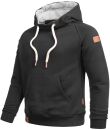 Alessandro Salvarini Herren Hoodie Schwarz-Gr.M