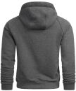 Alessandro Salvarini Herren Hoodie O290 Dunkelgrau Größe S - Gr. S