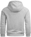 Alessandro Salvarini Herren Hoodie O290 Hellgrau Größe S - Gr. S