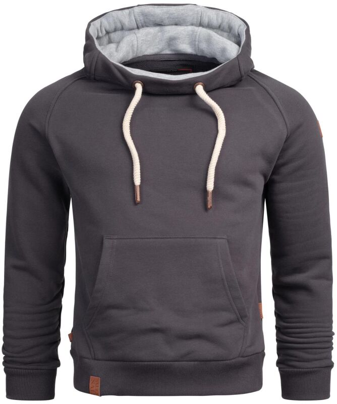 Alessandro Salvarini Herren Hoodie O290 Anthrazit Größe S - Gr. S