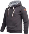 Alessandro Salvarini Herren Hoodie O290 Anthrazit Größe S - Gr. S