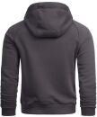Alessandro Salvarini Herren Hoodie O290 Anthrazit Größe S - Gr. S