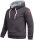 Alessandro Salvarini Herren Hoodie O290 Anthrazit Größe S - Gr. S