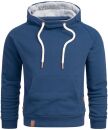 Alessandro Salvarini Herren Hoodie O290 Petrolblau...