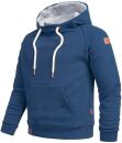 Alessandro Salvarini Herren Hoodie O290 Petrolblau Größe L - Gr. L