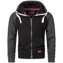 Alessandro Salvarini Herren Hoodie Kapuzenpullover O191...