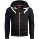 Alessandro Salvarini Herren Hoodie Kapuzenpullover O191...