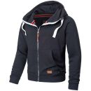 Alessandro Salvarini Herren Sweatjacke O192 Navy Größe XL - Gr. XL