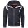 Alessandro Salvarini Herren Sweatjacke O192 Navy Größe XL - Gr. XL