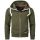 Alessandro Salvarini Herren Sweatjacke O192 Grün Größe S - Gr. S