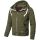 Alessandro Salvarini Herren Sweatjacke O192 Grün Größe S - Gr. S