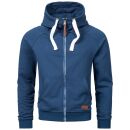 Alessandro Salvarini Herren Sweatjacke O192 Petrolblau Größe XXXL - Gr. 3XL