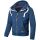 Alessandro Salvarini Herren Sweatjacke O192 Petrolblau Größe XXXL - Gr. 3XL