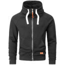 Alessandro Salvarini Herren Sweatjacke O192 Anthrazit Größe XXL - Gr. 2XL