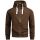 Alessandro Salvarini Herren Sweatjacke O192 Braun Größe S - Gr. S