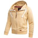 Alessandro Salvarini Herren Sweatjacke O192 Sand