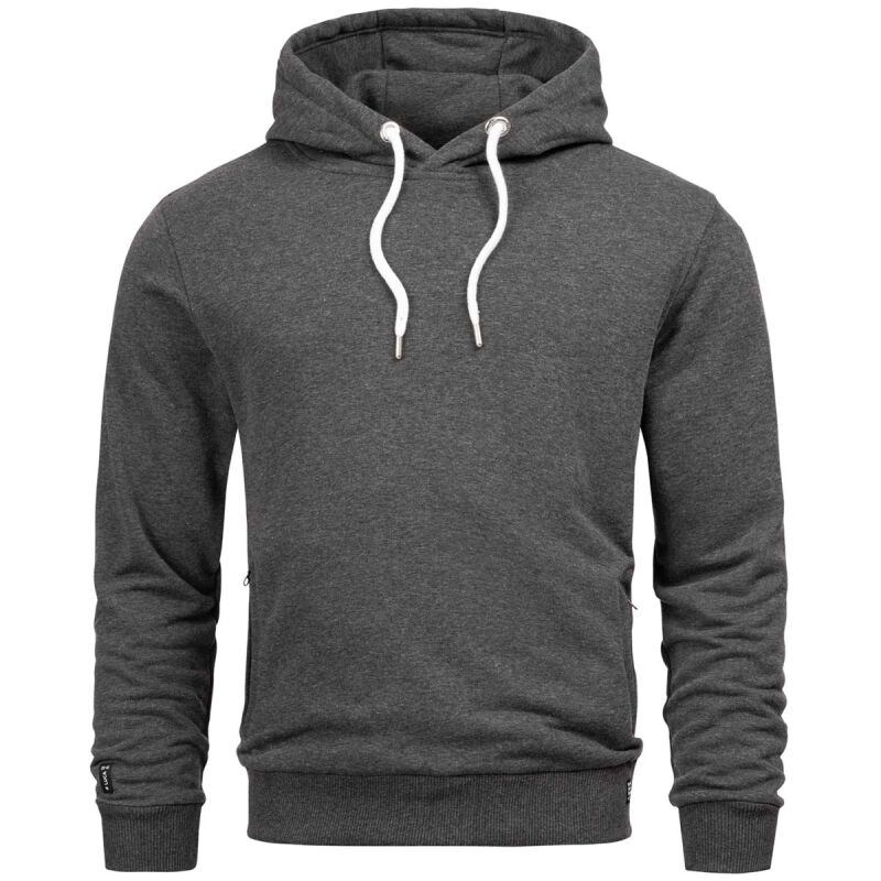 Alessandro Salvarini Herren Hoodie O193 Dunkelgrau Größe S - Gr. S