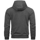 Alessandro Salvarini Herren Hoodie O193 Dunkelgrau Größe S - Gr. S