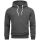 Alessandro Salvarini Herren Hoodie O193 Dunkelgrau Größe S - Gr. S