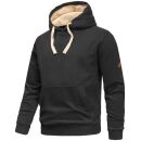 Alessandro Salvarini Herren Hoodie O194 Schwarz Größe XXL - Gr. 2XL