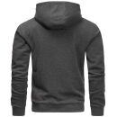 Alessandro Salvarini Herren Hoodie O194 Dunkelgrau Größe XXL - Gr. 2XL