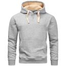 Alessandro Salvarini Herren Hoodie O194 Hellgrau