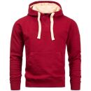 Alessandro Salvarini Herren Hoodie O194 Bordeaux...