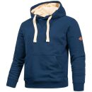 Alessandro Salvarini Herren Hoodie O194 Petrolblau