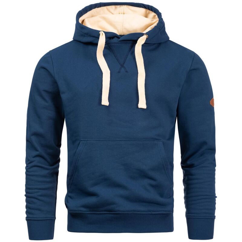 Alessandro Salvarini Herren Hoodie O194 Petrolblau Größe L - Gr. L