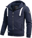 Alessandro Salvarini Herren Kapuzenpullover O123 Navy Größe XL - Gr. XL
