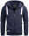 Alessandro Salvarini Herren Kapuzenpullover O123 Navy Größe XL - Gr. XL