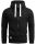 Alessandro Salvarini Herren Kapuzenpullover O123 Schwarz Größe M - Gr. M