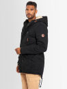 Alessandro Salvarini Herren Winterparka O280 Schwarz